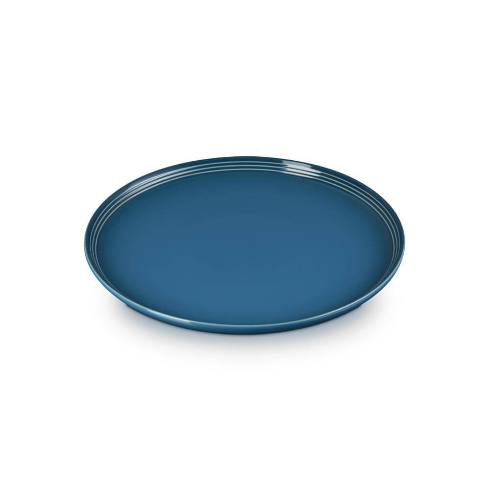 Le Creuset Stoneware Deep Teal Coupe Dinner Plate 27cm